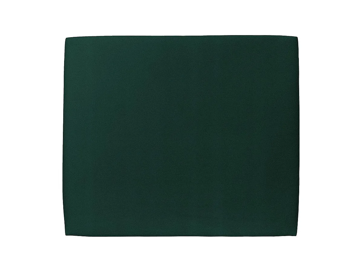 Tete de lit Tapissée Velours Vert L 160 cm - Ep 10 cm rembourré