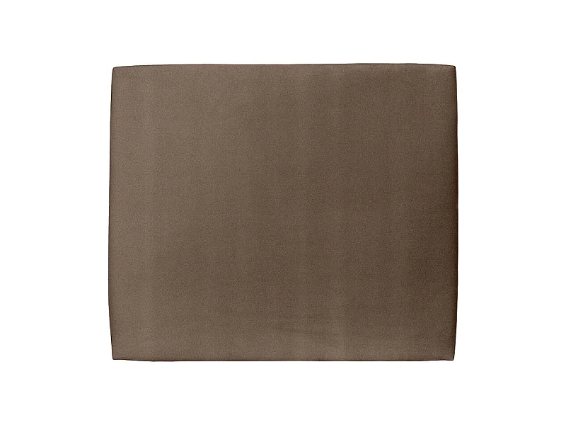 Tete de lit Tapissée Velours Taupe L 160 cm - Ep 10 cm rembourré