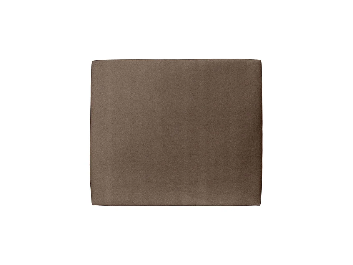 Tete de lit Tapissée Velours Taupe L 160 cm - Ep 10 cm rembourré