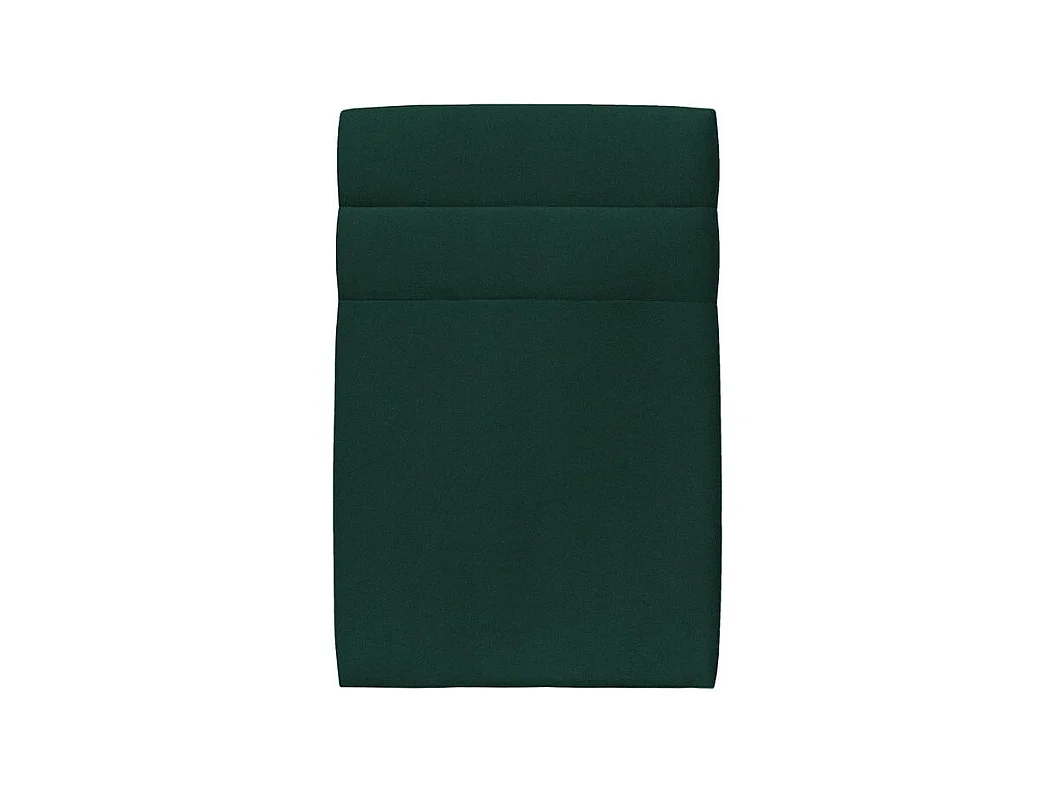 Tete de lit Lignes Velours Vert L 90 cm - Ep 10 cm rembourré