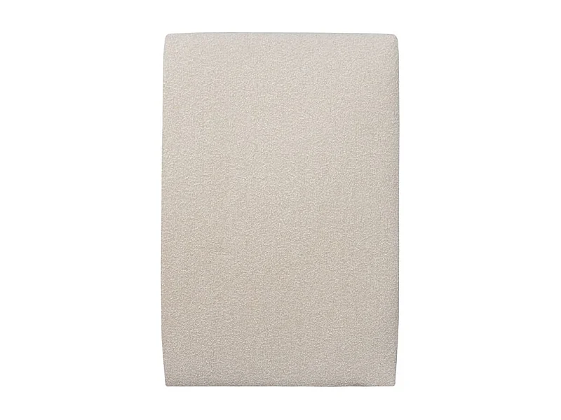 Tete de lit Tapissée Bouclette Beige L 90 cm - Ep 10 cm rembourré