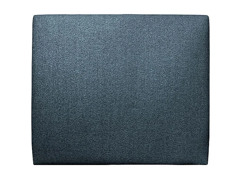 Tete de lit Tapissée Bouclette Bleue L 180 cm - Ep 10 cm rembourré