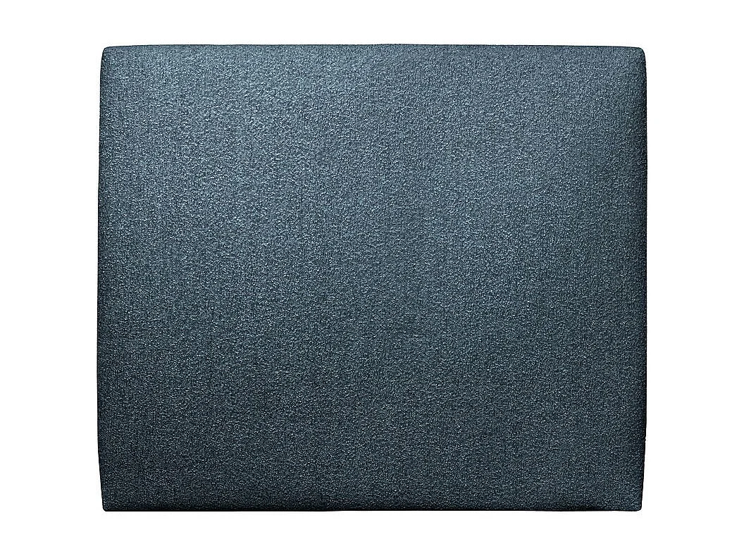 Tete de lit Tapissée Bouclette Bleue L 180 cm - Ep 10 cm rembourré