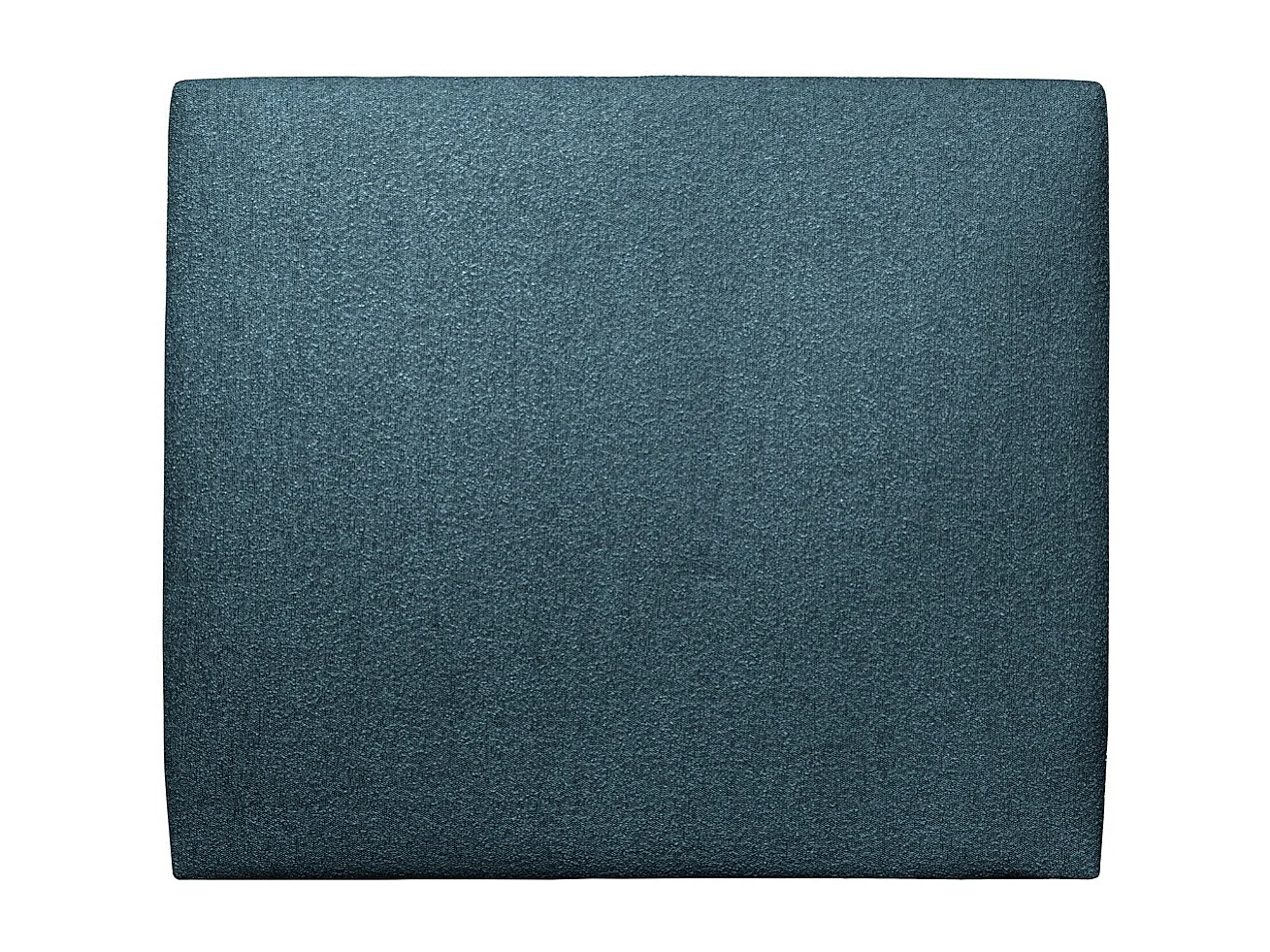 Tete de lit Tapissée Bouclette Bleue L 180 cm - Ep 10 cm rembourré