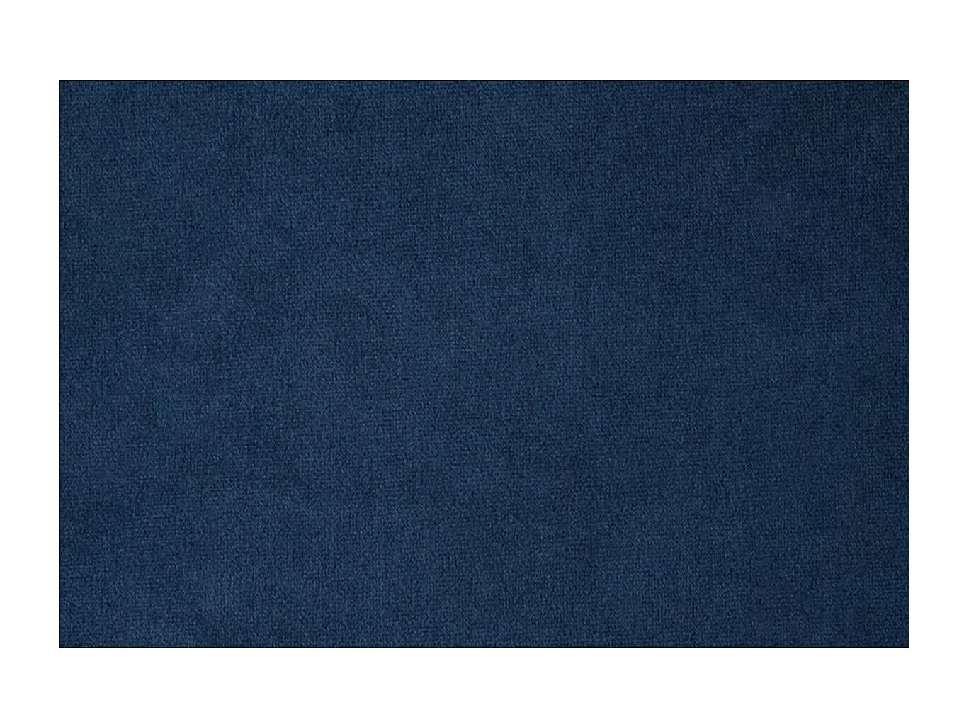 Tete de lit Capitonnée Velours Bleu L 135 cm - Ep 10 cm rembourré