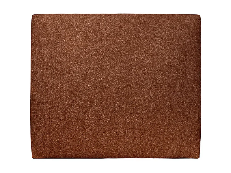 Tete de lit Tapissée Bouclette Terracotta L 180 cm - Ep 10 cm rembourré