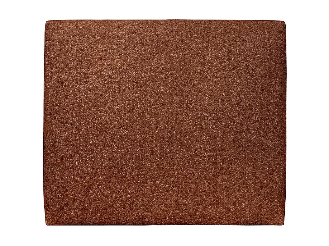 Tete de lit Tapissée Bouclette Terracotta L 180 cm - Ep 10 cm rembourré