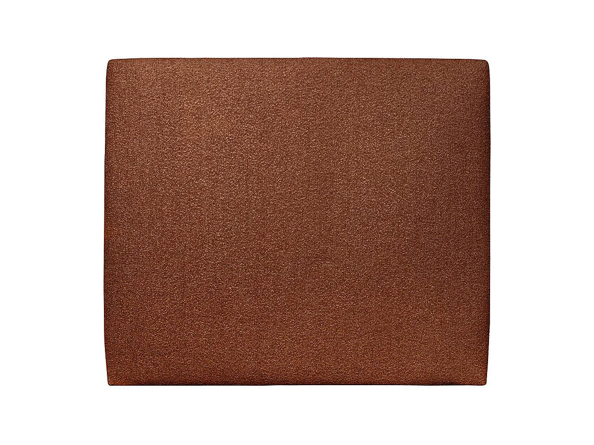Tete de lit Tapissée Bouclette Terracotta L 180 cm - Ep 10 cm rembourré