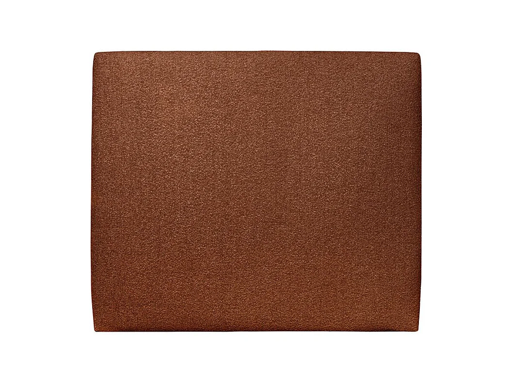 Tete de lit Tapissée Bouclette Terracotta L 160 cm - Ep 10 cm rembourré