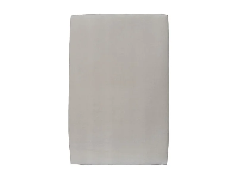 Tete de lit Tapissée Velours Gris clair L 90 cm - Ep 10 cm rembourré