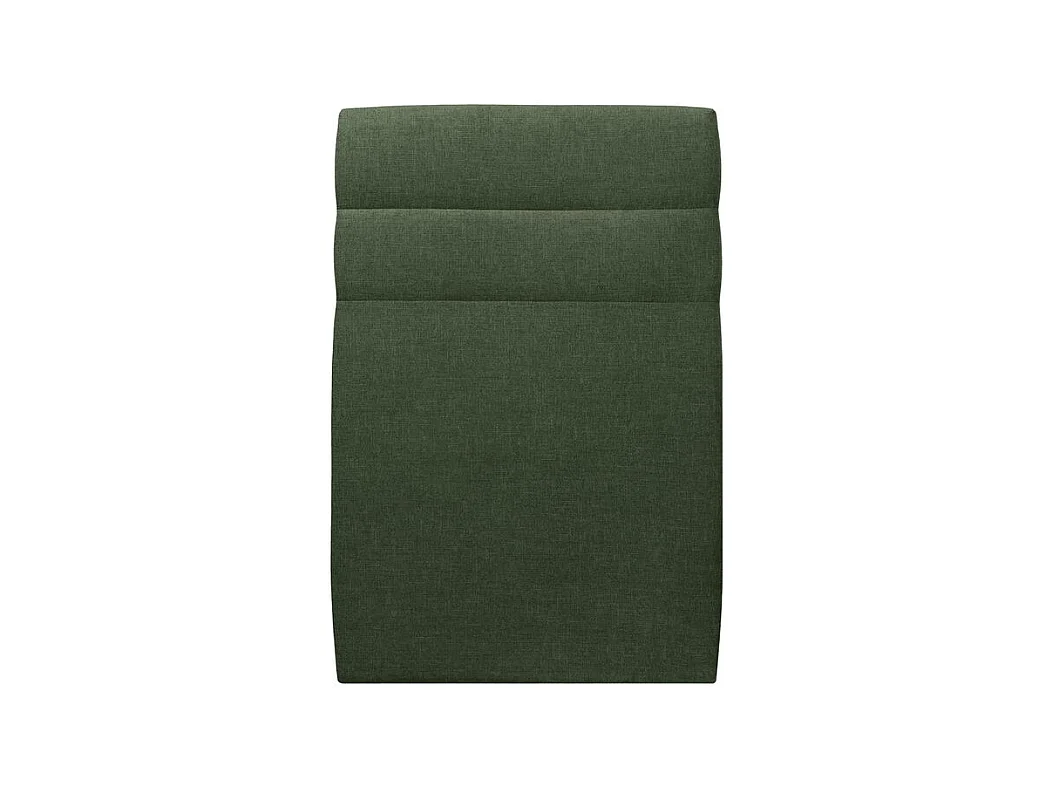 Tete de lit Lignes Tissu Vert L 90 cm - Ep 10 cm rembourré