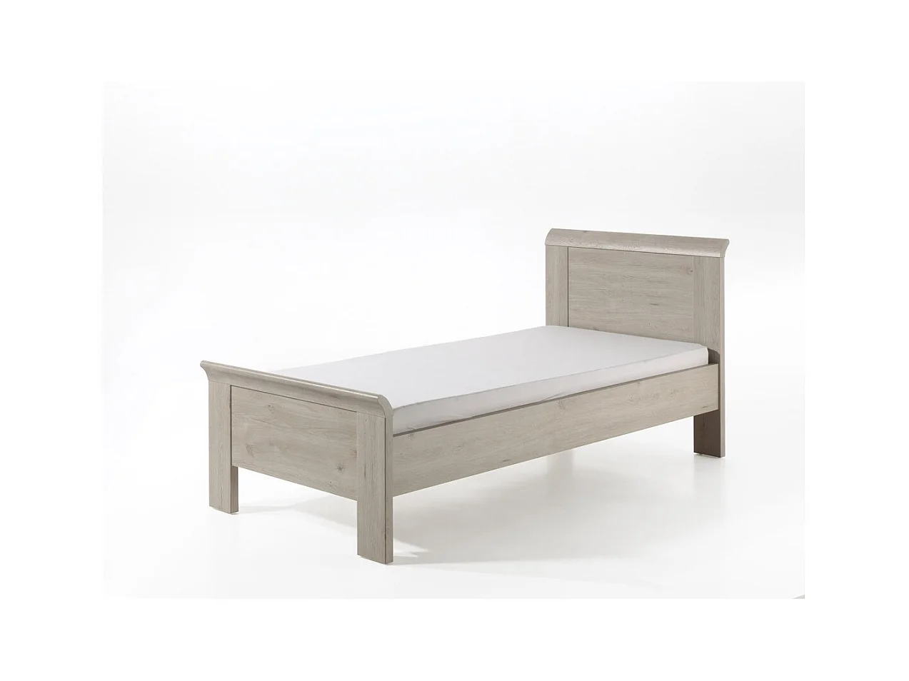 Stevig kinderbed 90x200 uit de DANY collectie - Licht eiken kleur