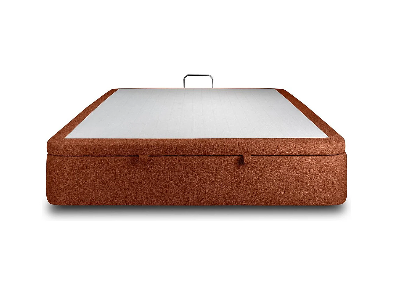 Sommier Coffre Bouclette Terracotta 140x200 H39cm