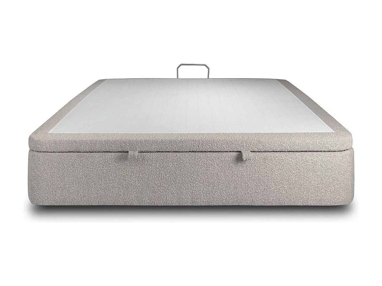 Sommier Coffre Bouclette Gris 140x190 H39cm