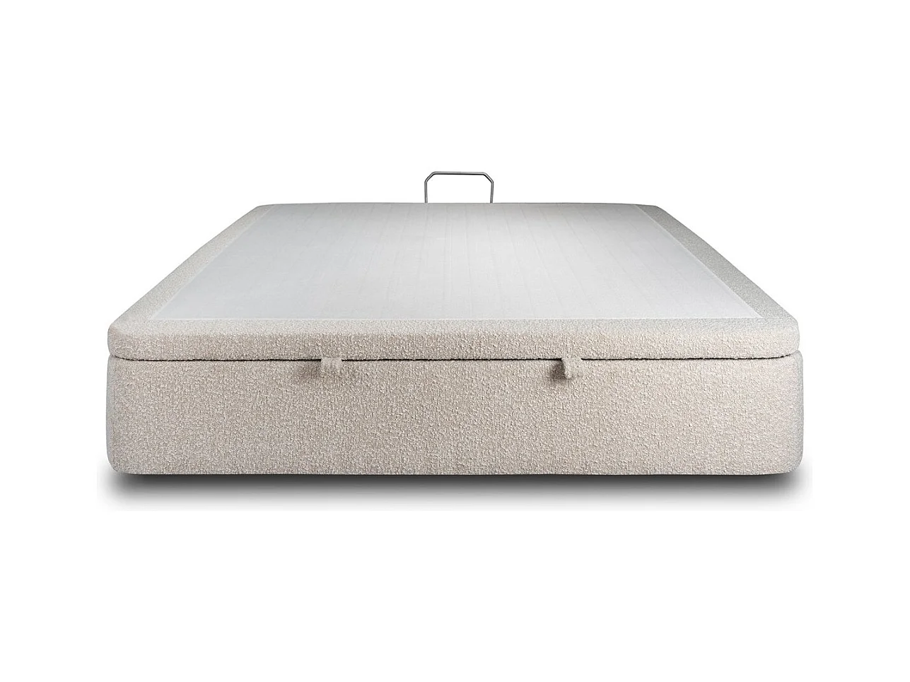 Sommier Coffre Bouclette Beige 160x200 H39cm