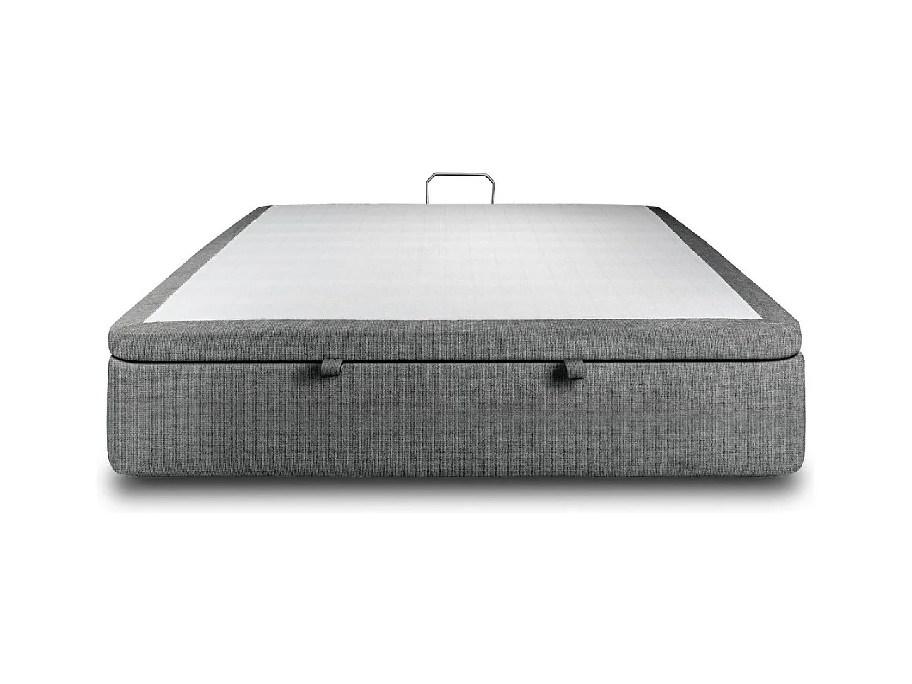 Sommier Coffre Tissu Gris anthracite 140x200 H39cm