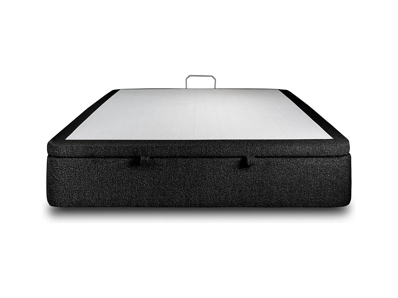 Sommier Coffre Bouclette Noir 140x200 H39cm