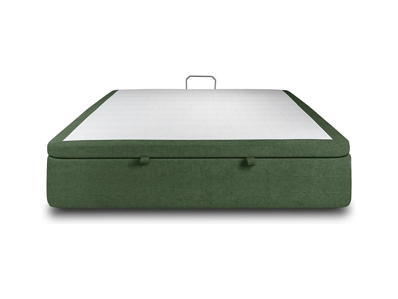 Sommier Coffre Tissu Vert 140x190 H39cm