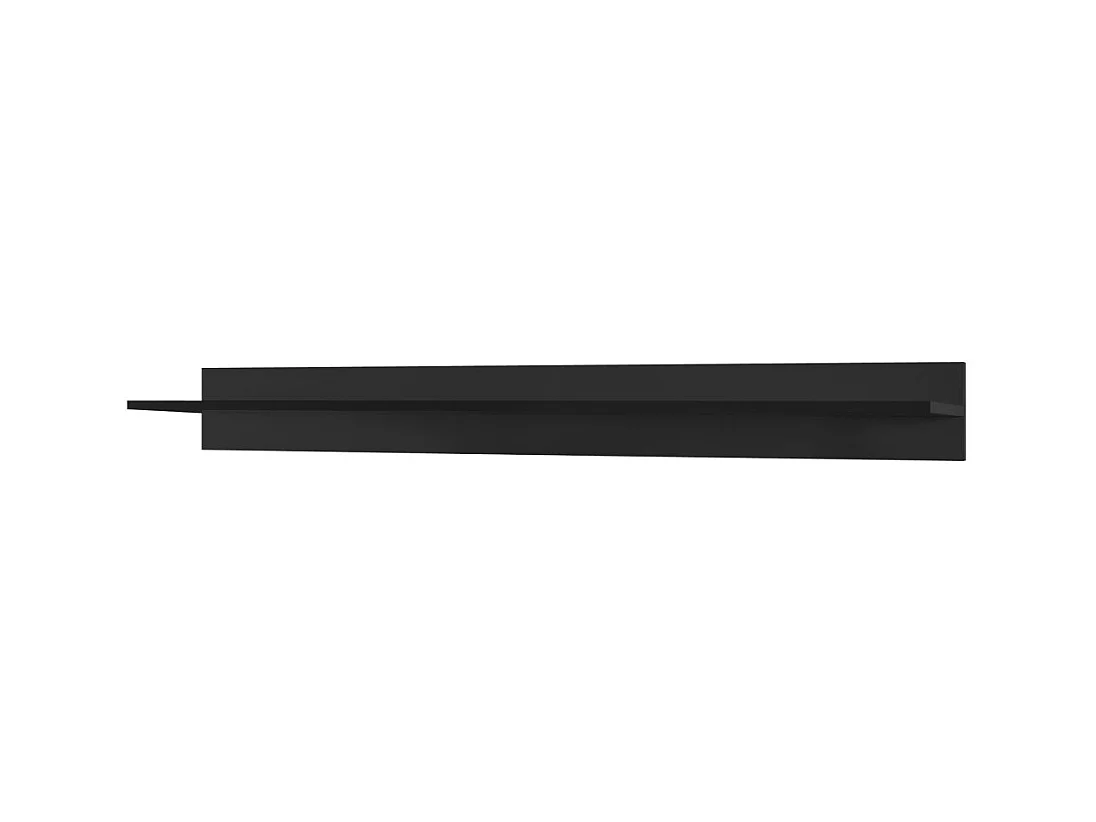 Wandplank L100xH15xD22, collectie CEPTO, kleur zwart