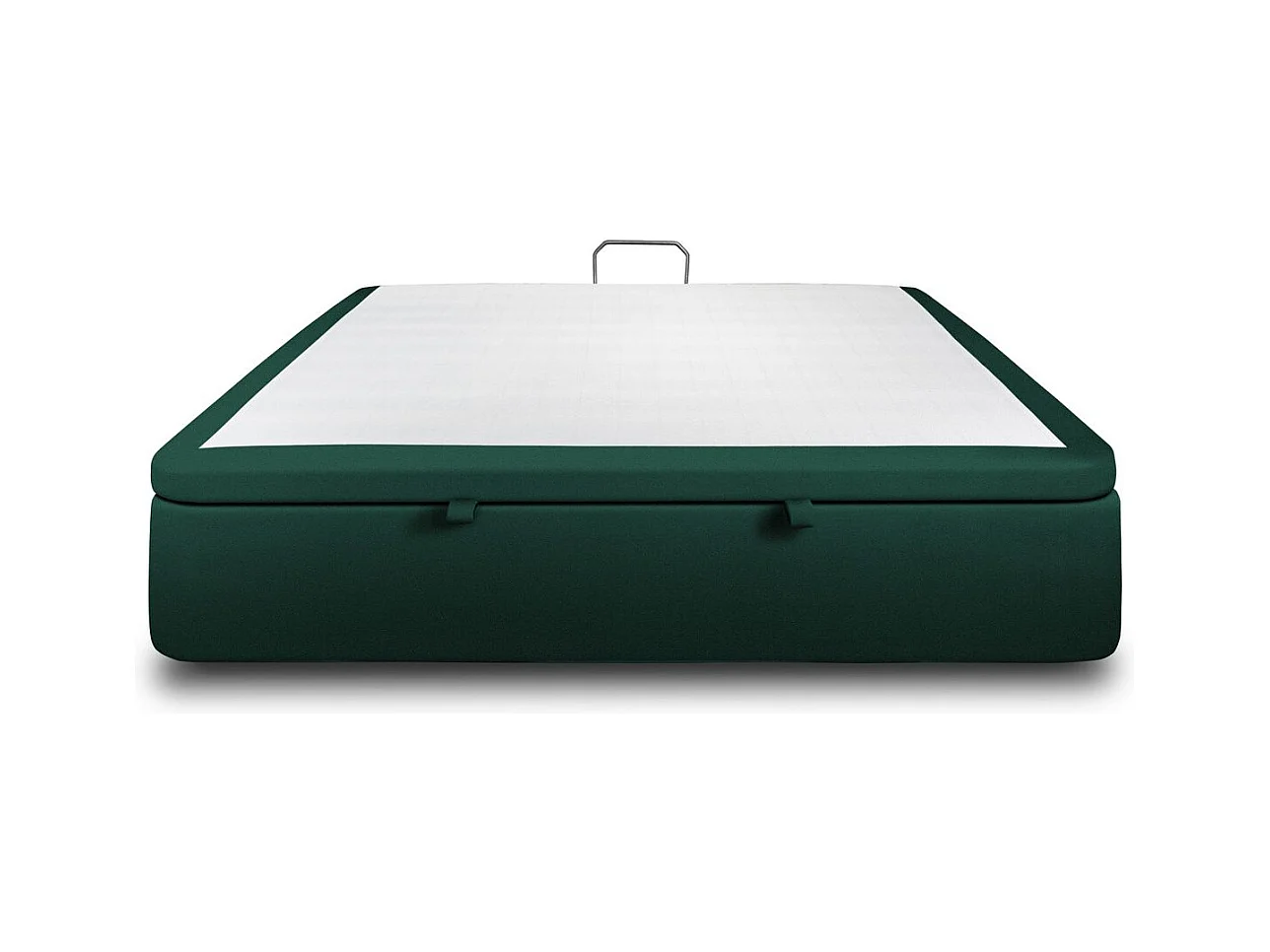 Sommier Coffre Velours Vert 180x200 H39cm