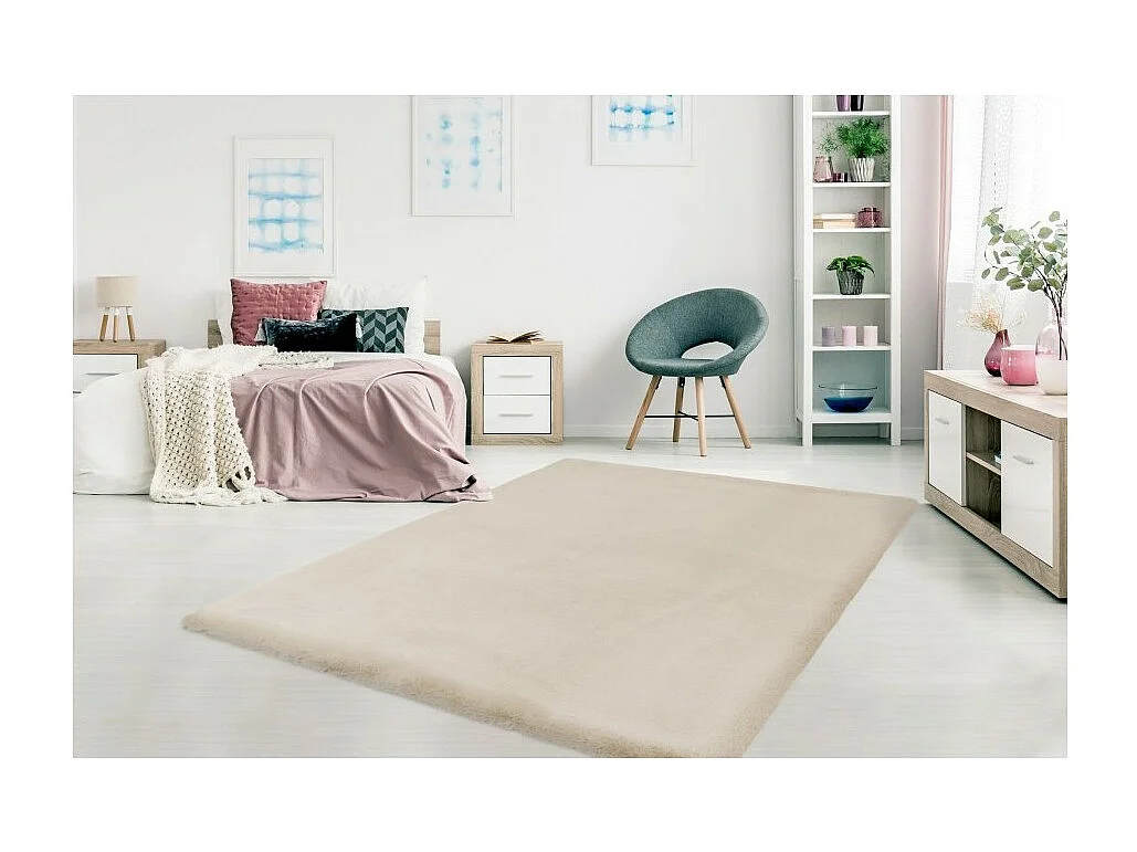 Tapijt 290x200cm, design H008N in ivoorkleur - Comfort en elegantie voor uw interieur