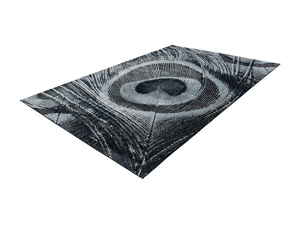 Tapis 290x200cm, design G108A coloris bleu pétrole - Confort et élégance pour votre intérieur