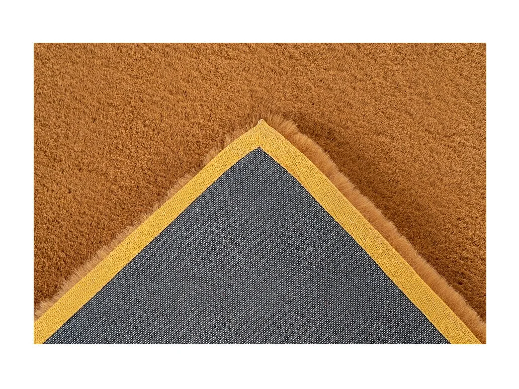 Teppich 170x120cm, Design H008N in Bernsteinfarben - Komfort und Eleganz für Ihr Interieur