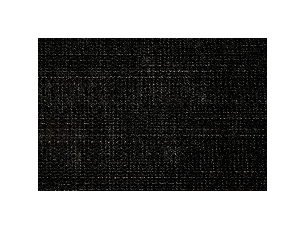 Sommier Tapissier Tissu Noir 160x200 H29cm