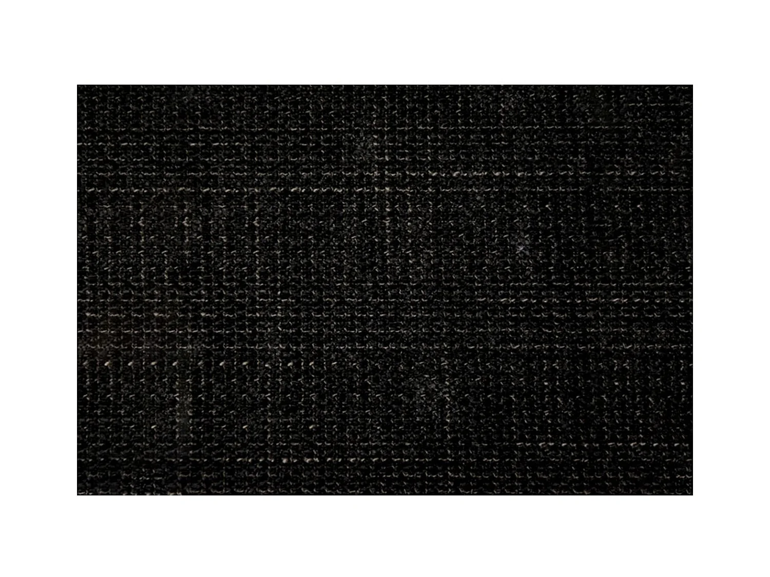 Sommier Tapissier Tissu Noir 150x200 H29cm