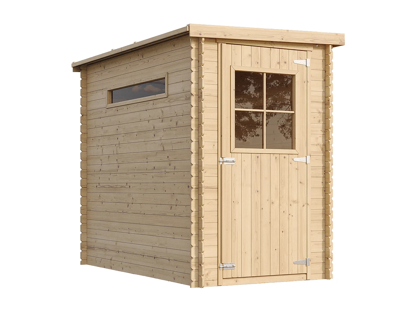 Gartenhaus Holz - B144xL239xH198 cm/ 2.63 m2 TIMBELA M306