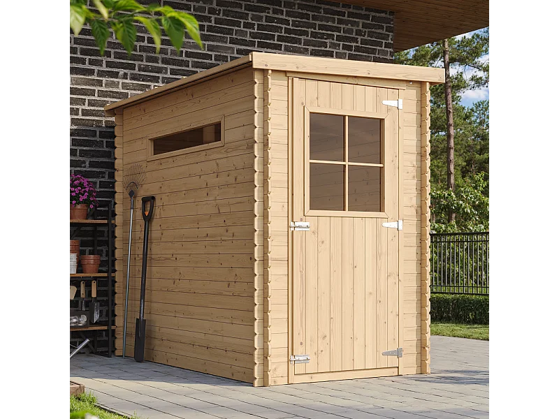 Abri de jardin en bois - l239xL144xH198 cm/2.63 m2 - M306