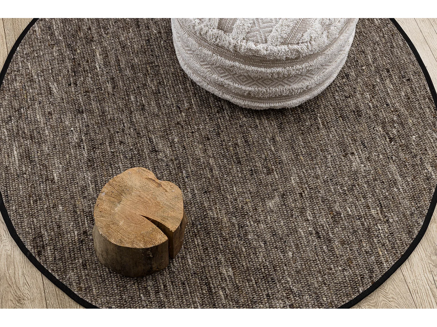 NEPAL 2100 cirkel stone, grijs tapijt - wollen, dubbelzijdig cercle 160 cm