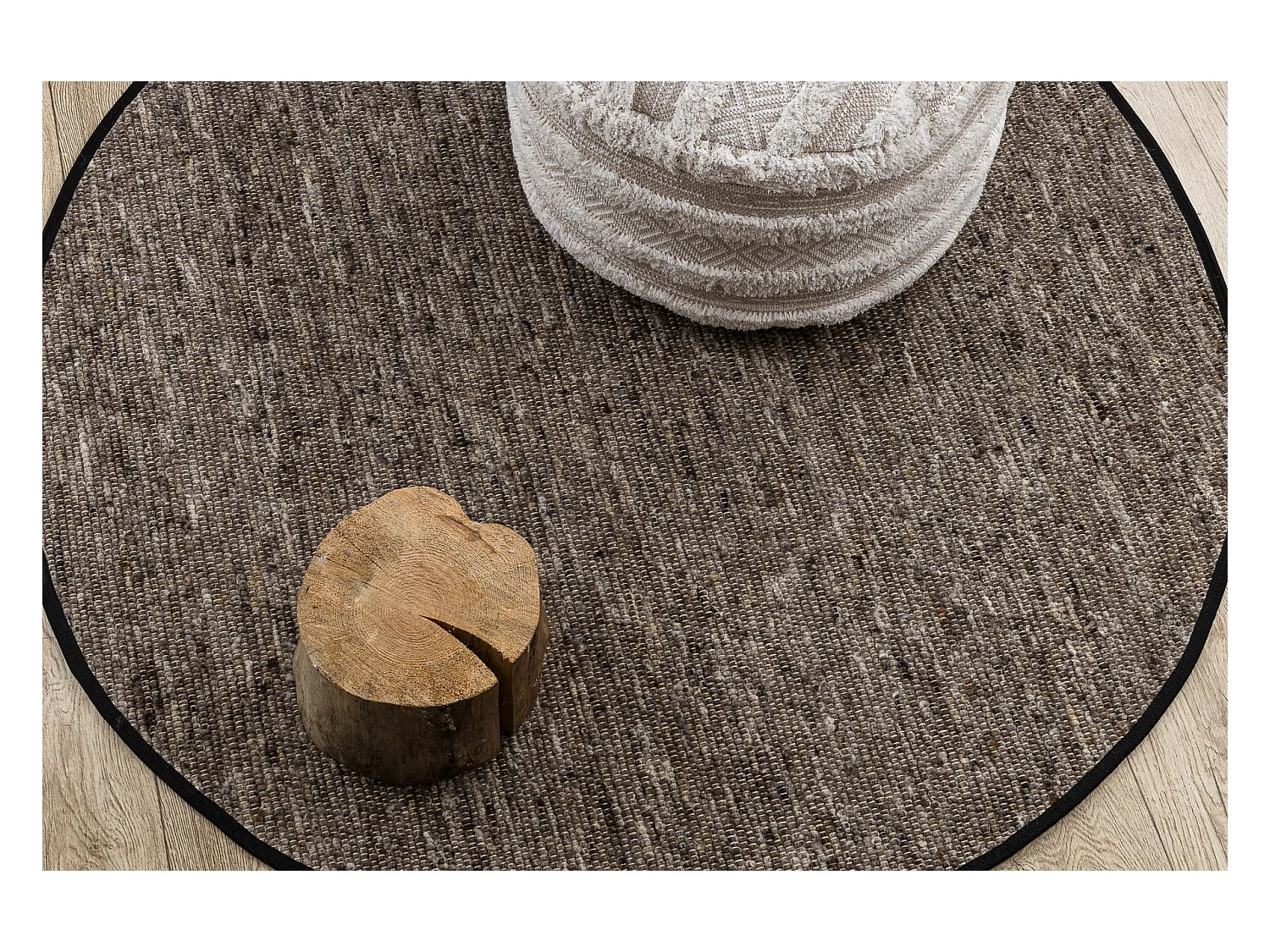 NEPAL 2100 cirkel stone, grijs tapijt - wollen, dubbelzijdig cercle 100 cm
