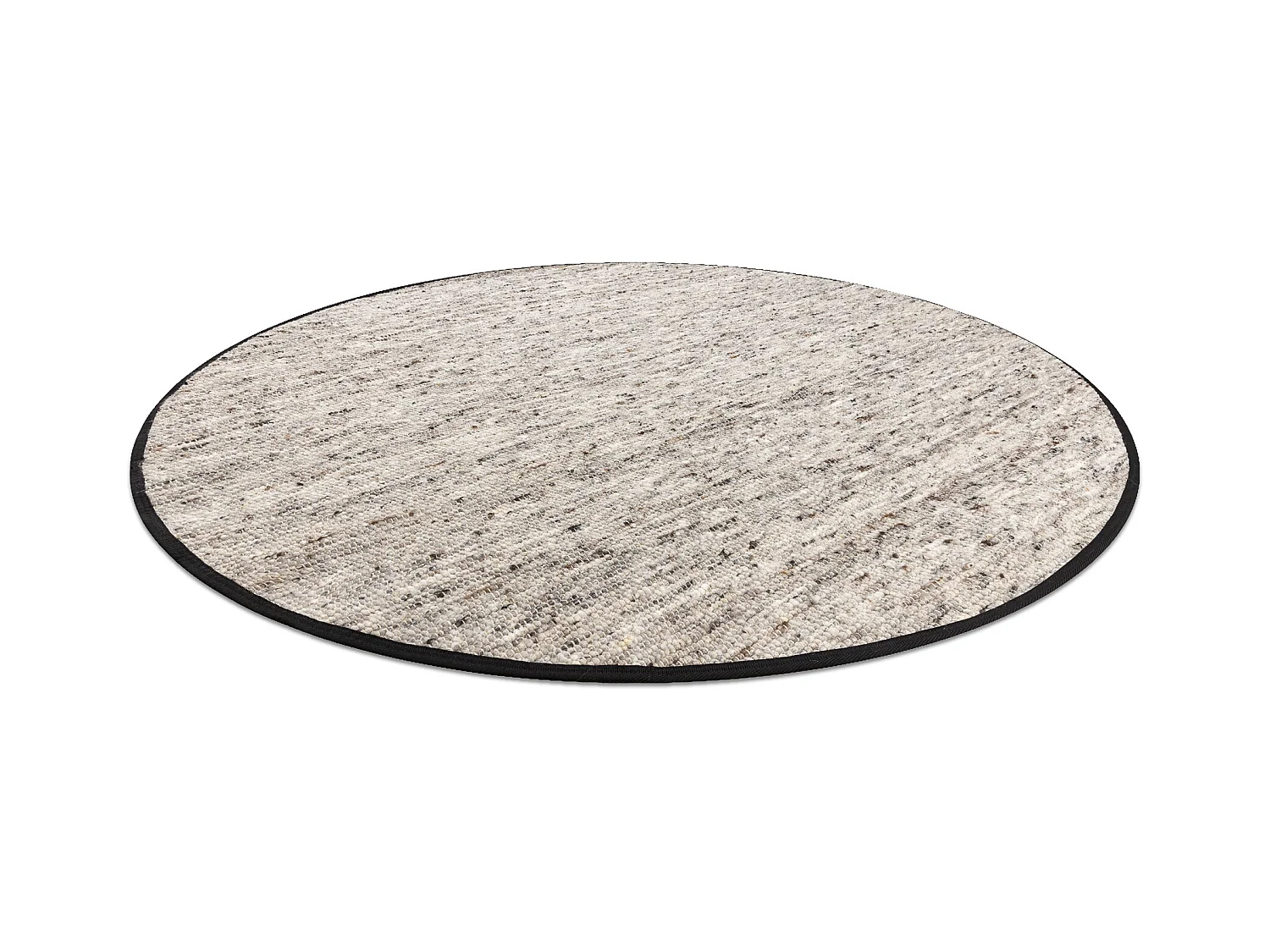 NEPAL 2100 cirkel naturel grijs tapijt - wollen, dubbelzijdig cercle 100 cm