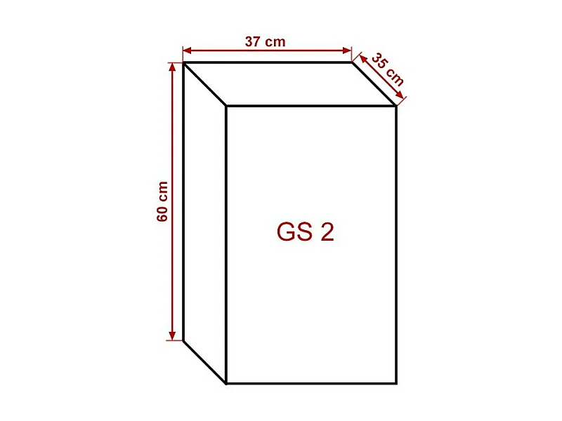 Meuble de salon blanc collection CEPTO, 1 porte, 1 étagère. Idéal pour un petit rangement dans le salon