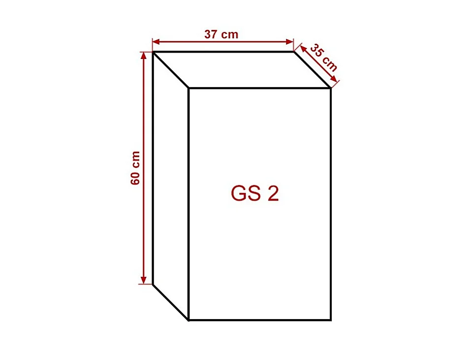Mobile da soggiorno sospeso CEPTO – Nero opaco e lucido – 1 porta, 1 scaffale – Design moderno