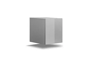 Wit woonkamermeubel uit de CEPTO-collectie, 1 deur. Ideaal voor kleine opslag in de woonkamer.