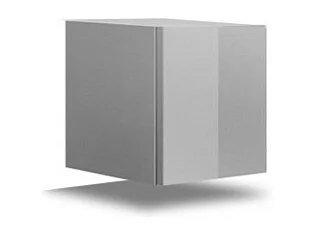 Meuble de salon blanc collection CEPTO, 1 porte. Idéal pour un petit rangement dans le salon