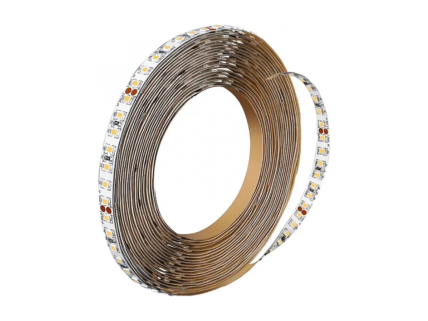 Ruban LED 24V DC 140LED/m 21.3W 5m Largeur 8mm Coupe chaque 5cm Master  3000K Blanc chaud