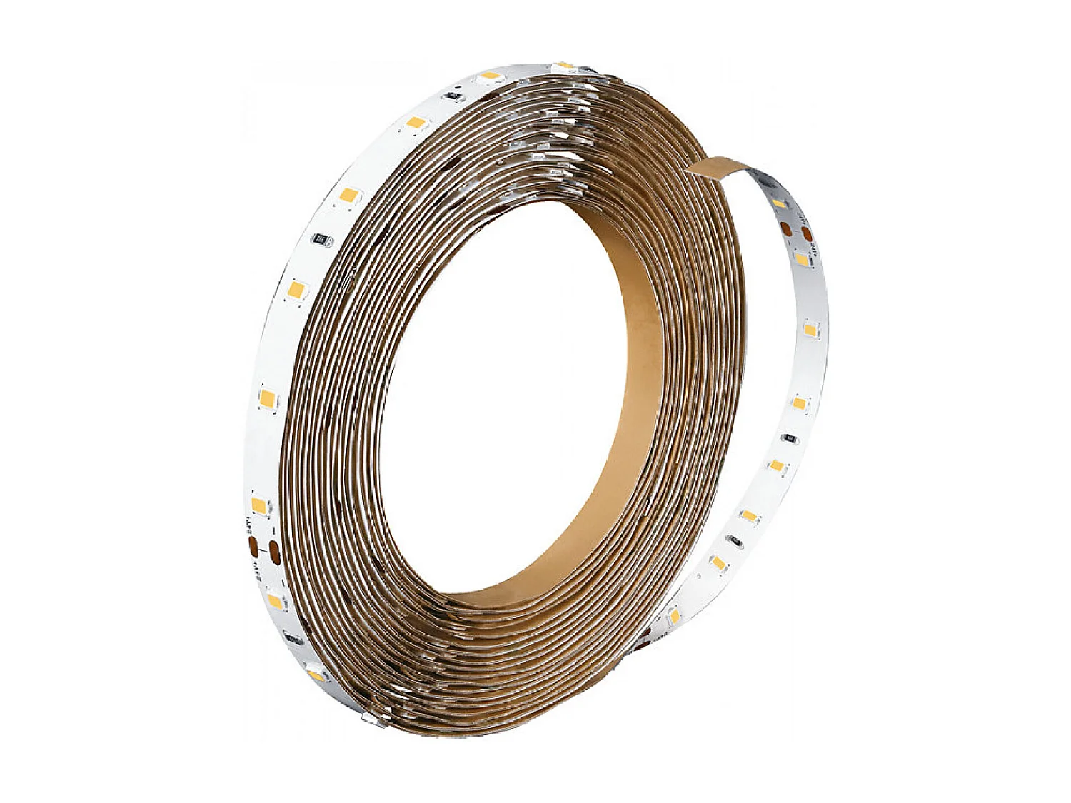 Ruban LED 24V DC 70LED/m 9.3W 5m Largeur 8mm Coupe tous les 10cm CorePro  6500K Blanc froid