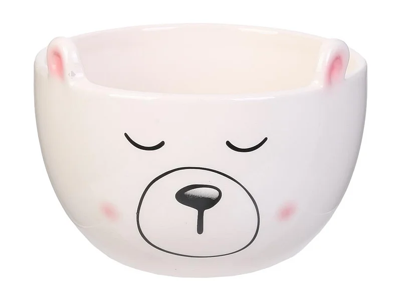 Bol 100% dolomite 45cl collection ANIMAUX personnage ours blanc