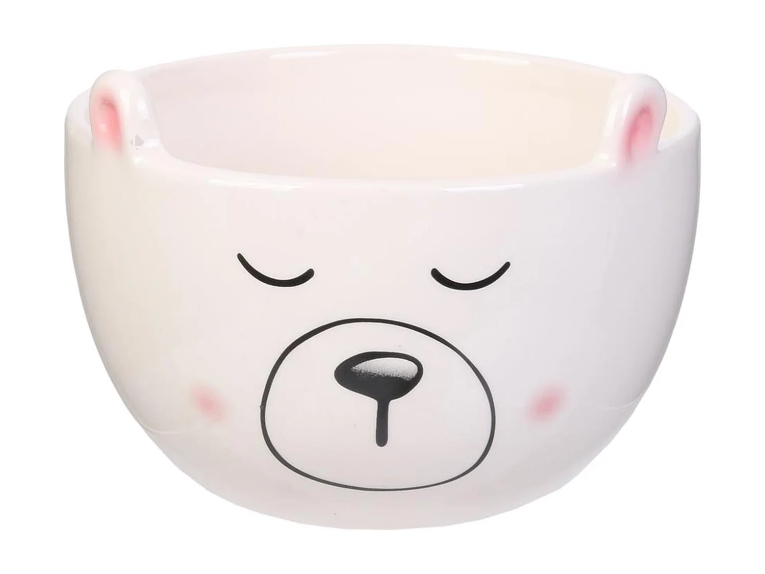 Bol 100% dolomite 45cl collection ANIMAUX personnage ours blanc