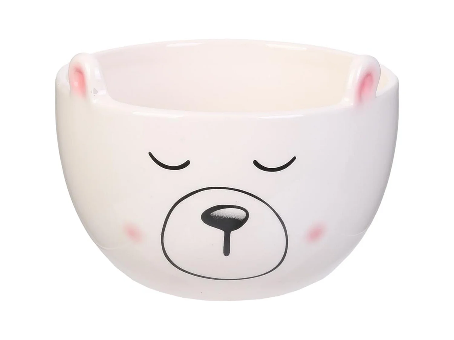 Bol 100% dolomite 45cl collection ANIMAUX personnage ours blanc