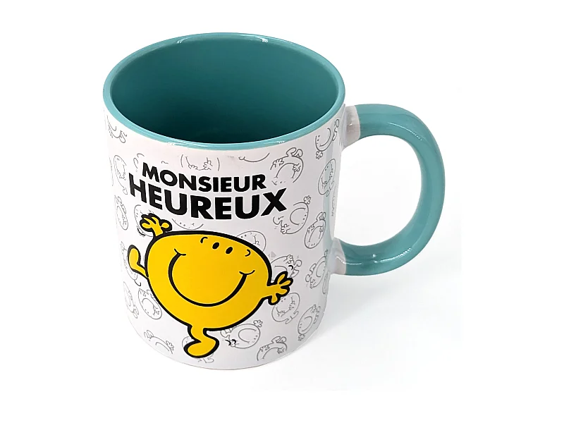Mug en céramique 30 cl MONSIEUR MADAME série MR HEUREUX