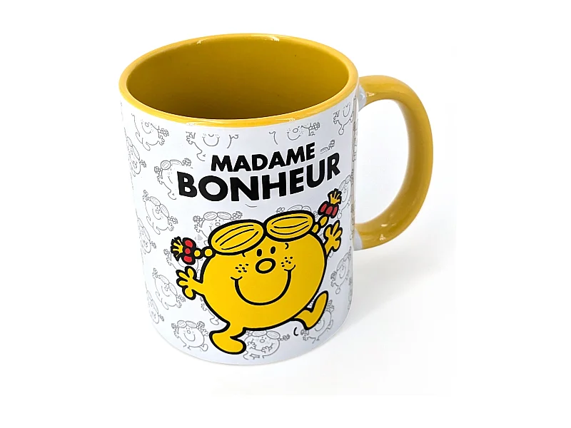 Mug en céramique 30 cl MONSIEUR MADAME série MME BONHEUR