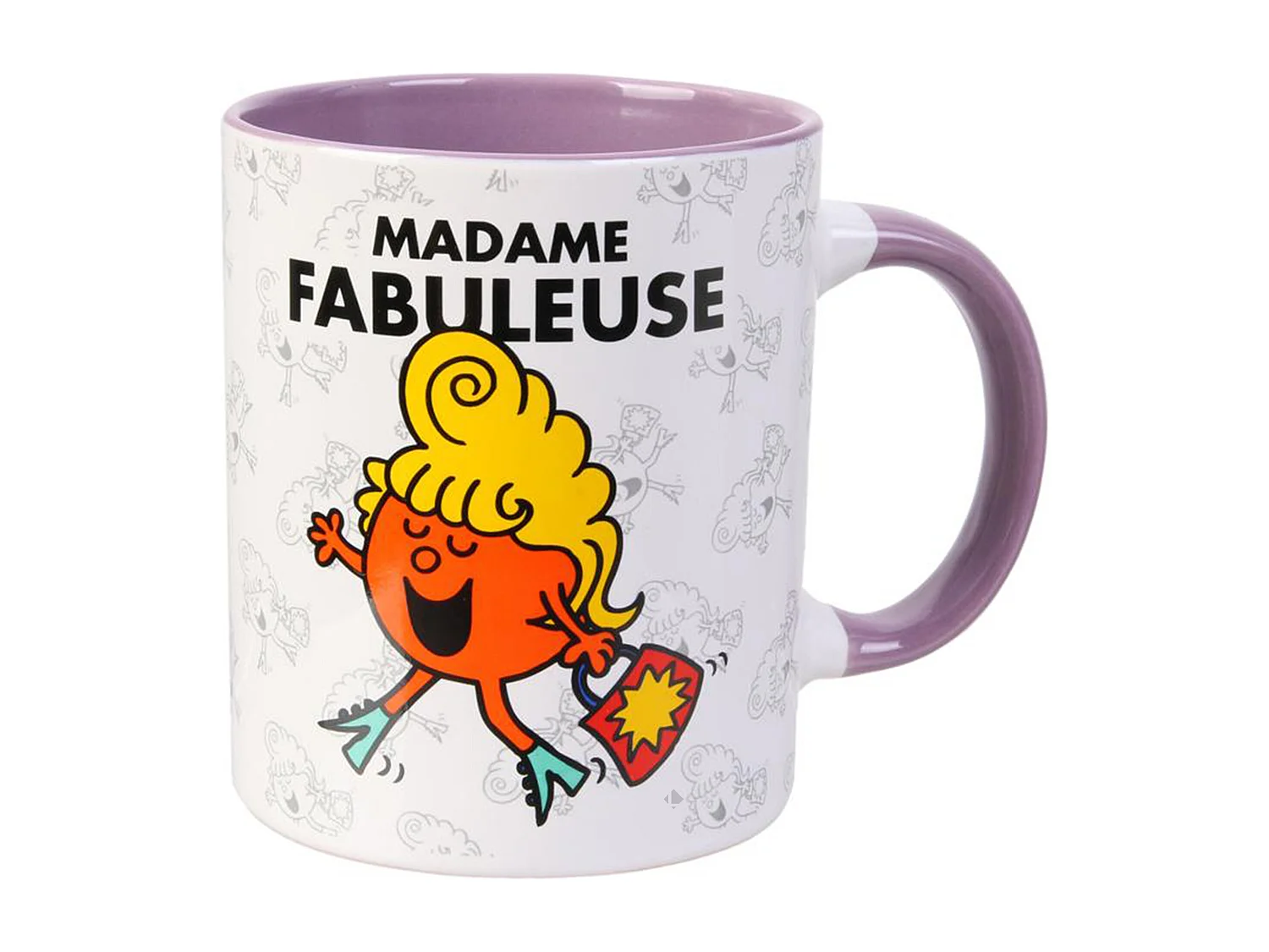 Mug en céramique 30 cl MONSIEUR MADAME série MME FABULEUSE
