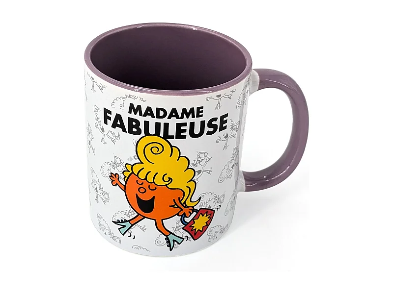 Mug en céramique 30 cl MONSIEUR MADAME série MME FABULEUSE
