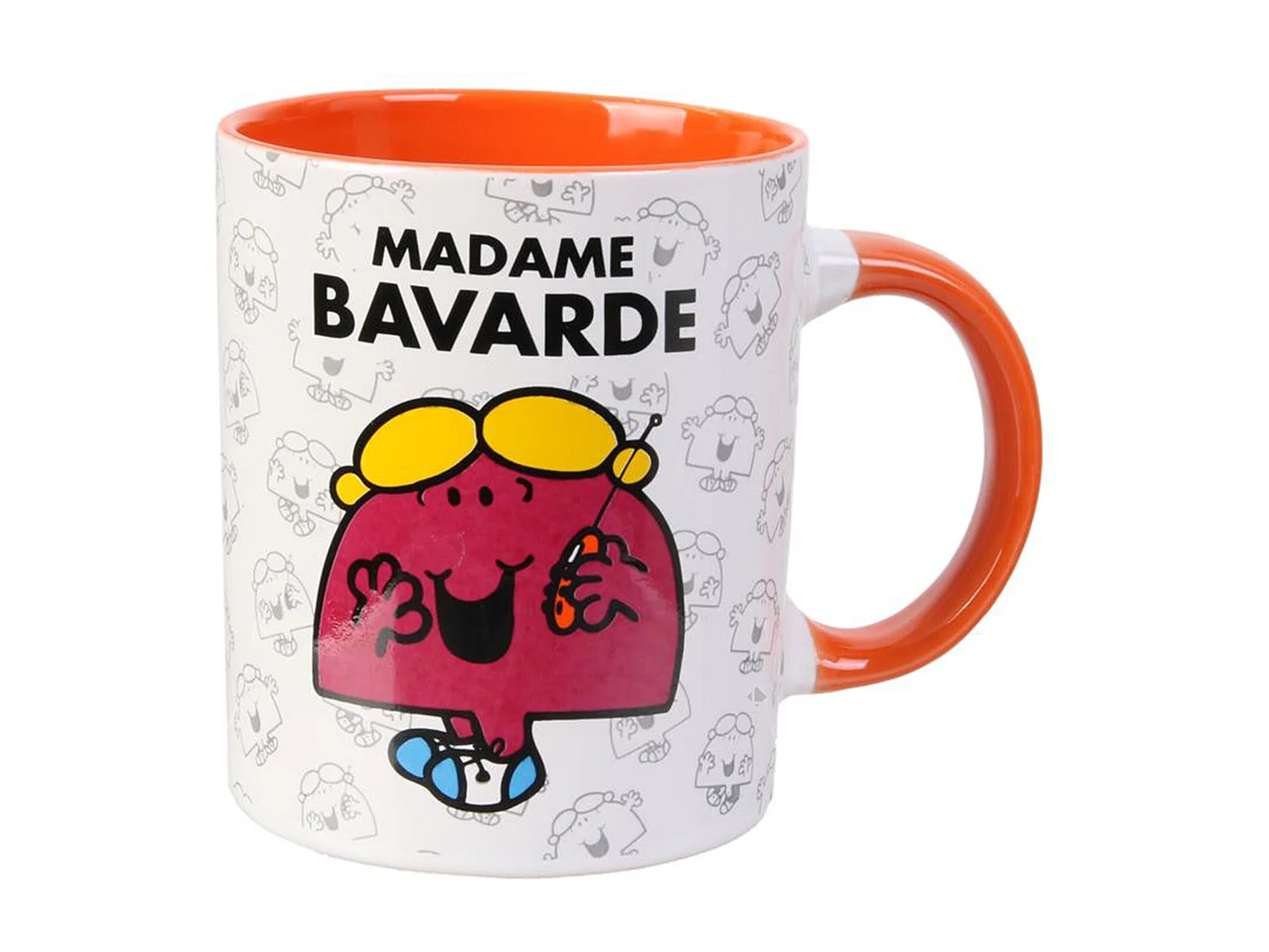 Mug en céramique 30 cl MONSIEUR MADAME série MME BAVARDE
