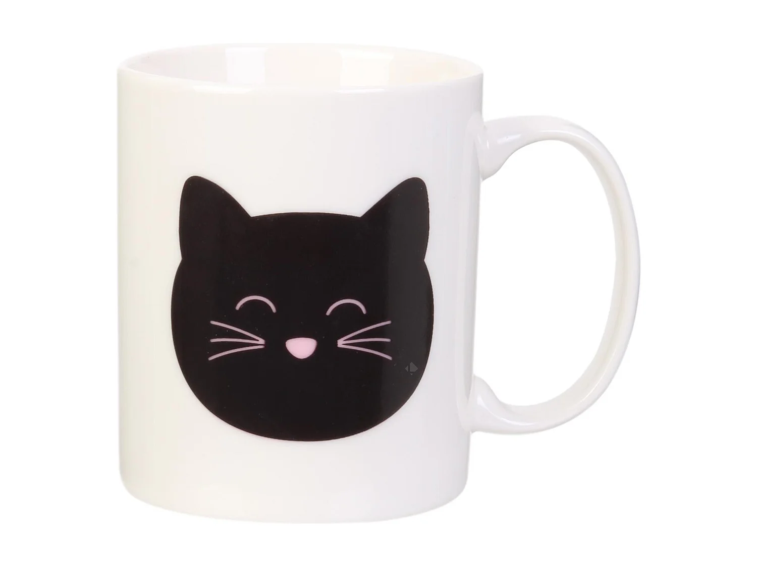 Mug thermo réactif en céramique collection CAT 30cl chat blanc