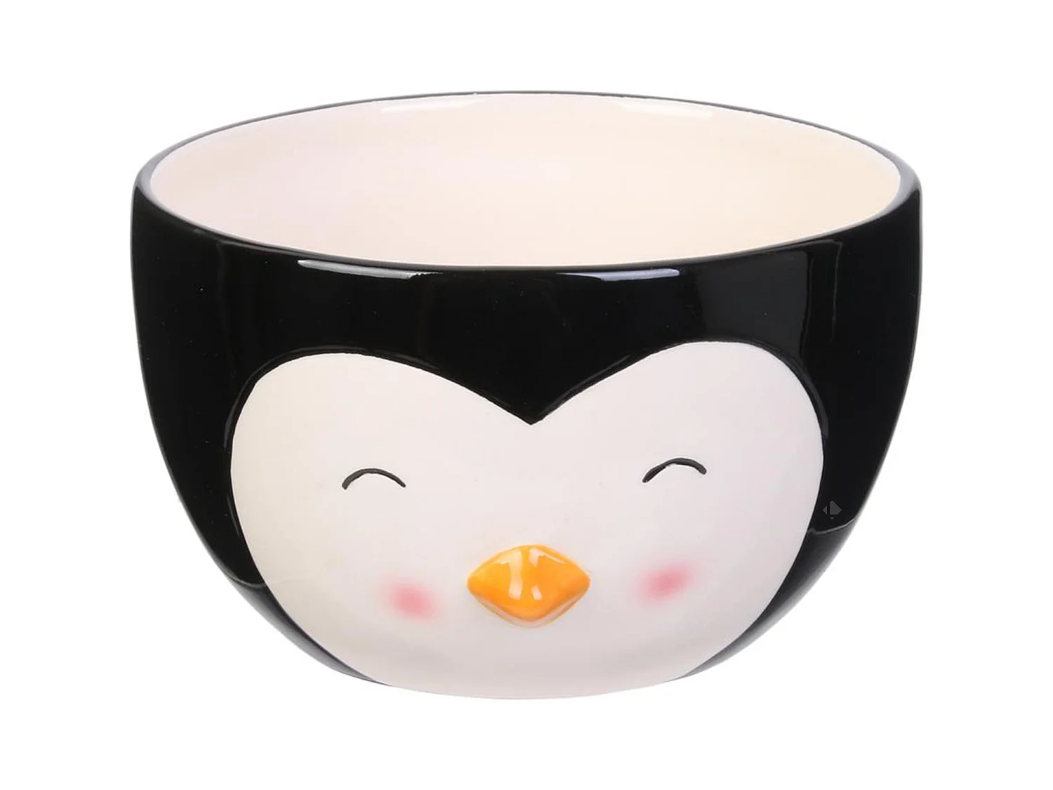 Bol 100% dolomite 45cl collection ANIMAUX pingouin noir et blanc